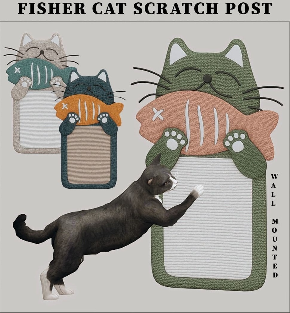 Скриншот мода Когтеточка Fisher Cat Scratch Post